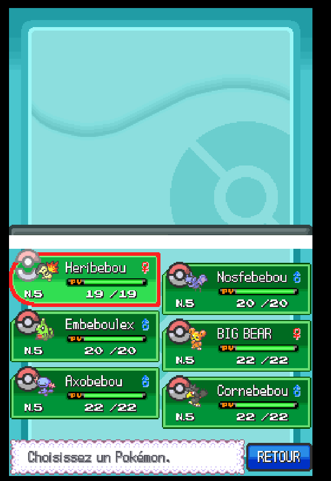 Je suis fin prêt à partir à l'aventure à nouveau ! Ma maman m'a offert ces nouveaux Pokémon... J'espère que nous deviendrons tous amis