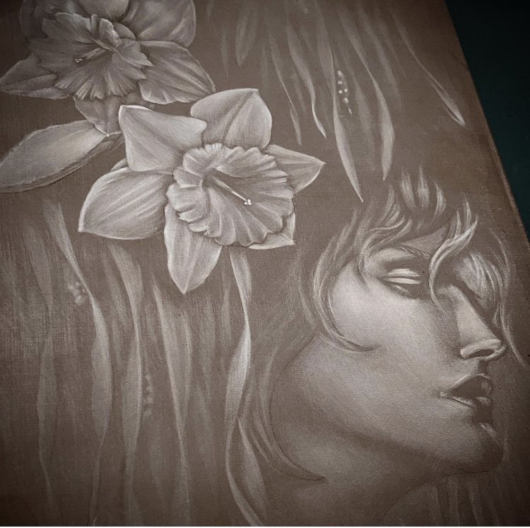 今までとはちょっと違う作風に挑戦。
楽しい♪
#wip #mezzotint #manierenoire #hommage #悪夢の骨牌 #夜の館