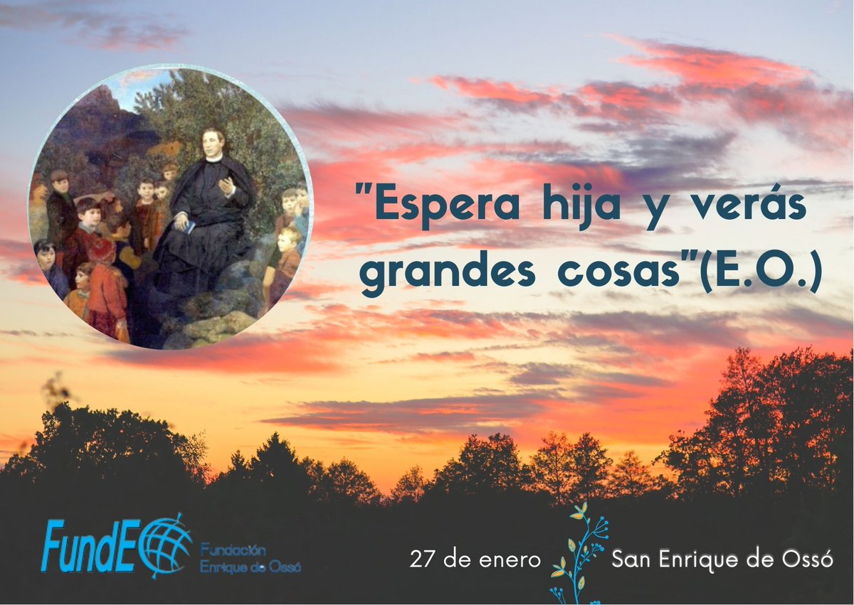 ongdFundEO's tweet photo. Felicidades a toda la familia teresiana que celebra en este día a San Enrique, quien tanto hizo y tanto nos dió.
#SanEnriquedeOssó #familiateresiana #FundEO
@stjteresianas
@PrTeresianaEurp
@FETeresiana
@MTA_Esp
@pjvteresiana_eu https://t.co/uqnxiownYh