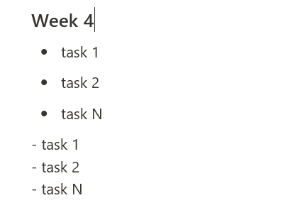 A stupid screenshot of a stupid problem I have with Notion. How do I keep list formatting while maintaining small interline?