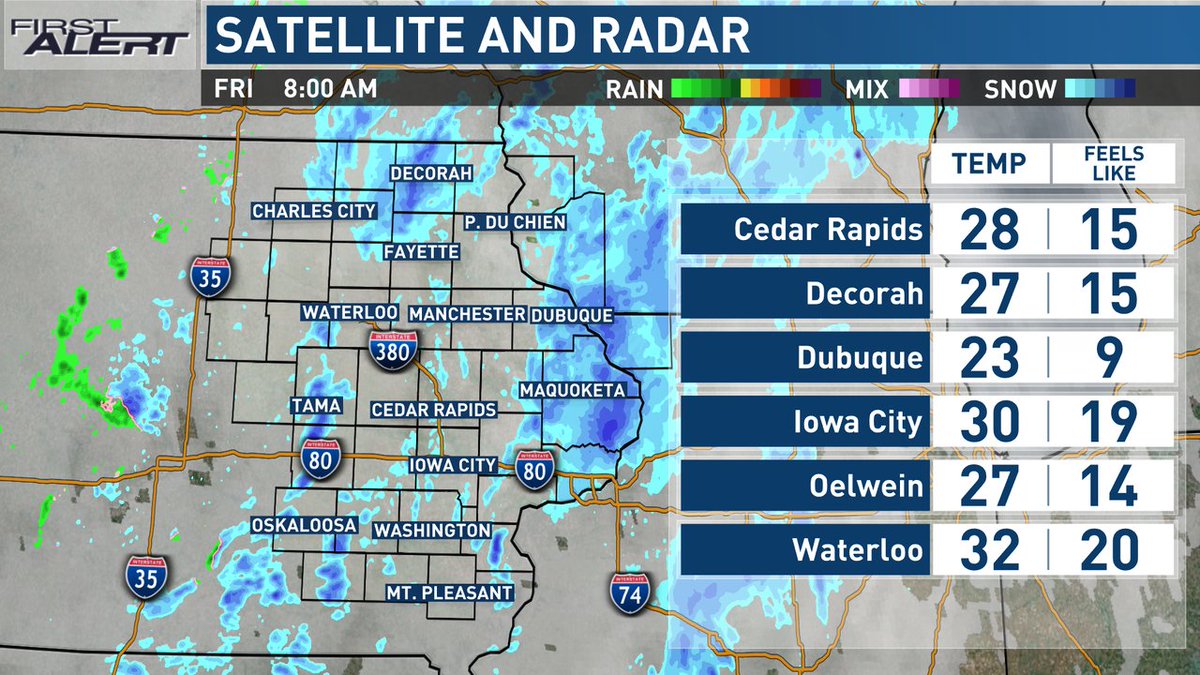 KCRGTV9 First Alert Weather on Twitter "Your current conditions and