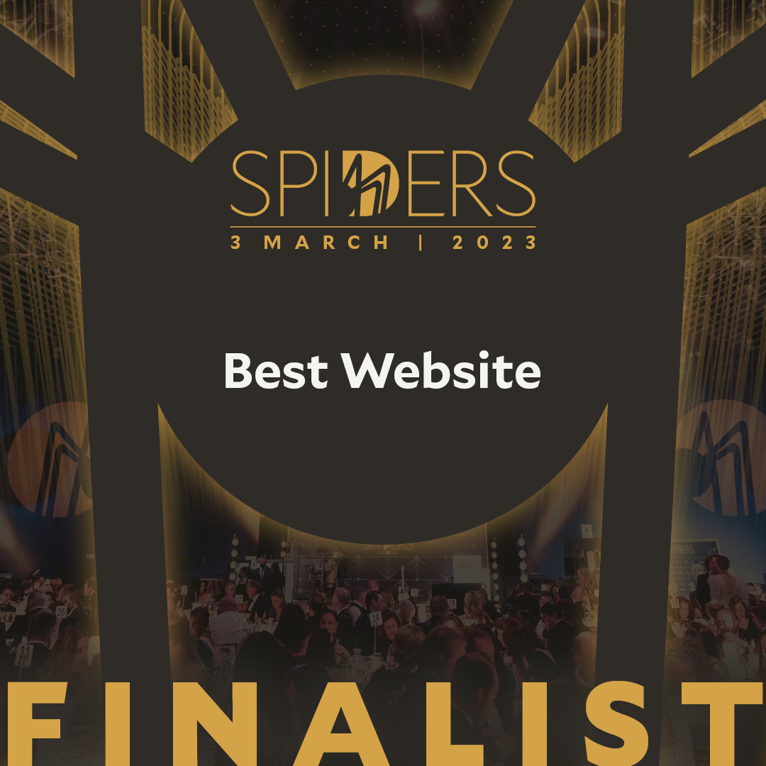 We are thrilled to announce that our work on angrianan.com has been nominated for the Best Website award at the  <a href="/spiderawards/">The Spiders</a> 2023. Congratulations to all the finalists and, of course, An Grainan Theatre.

#spiders2023