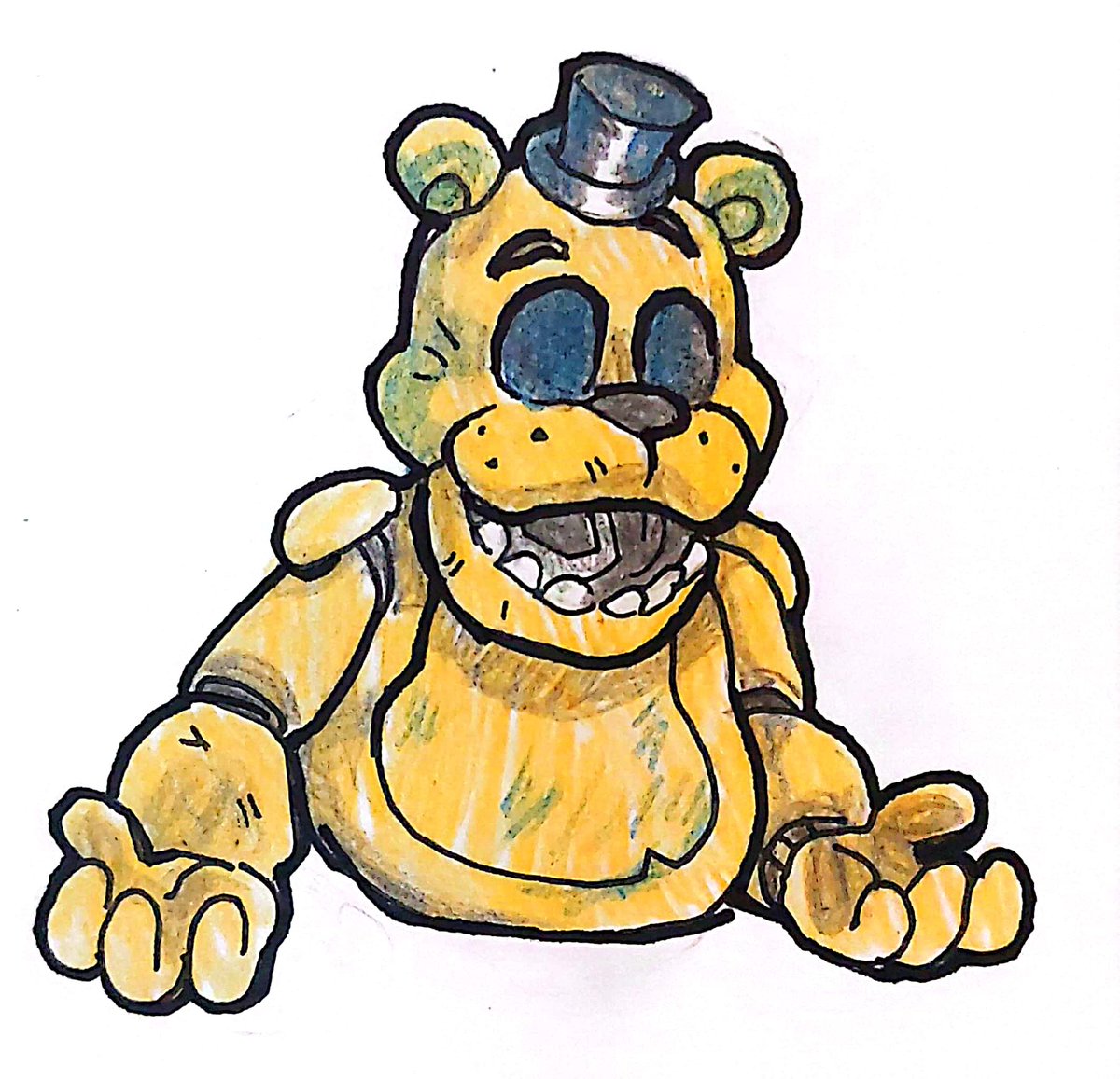 「Drew this today #fnaf 」|VitreousGlassyのイラスト