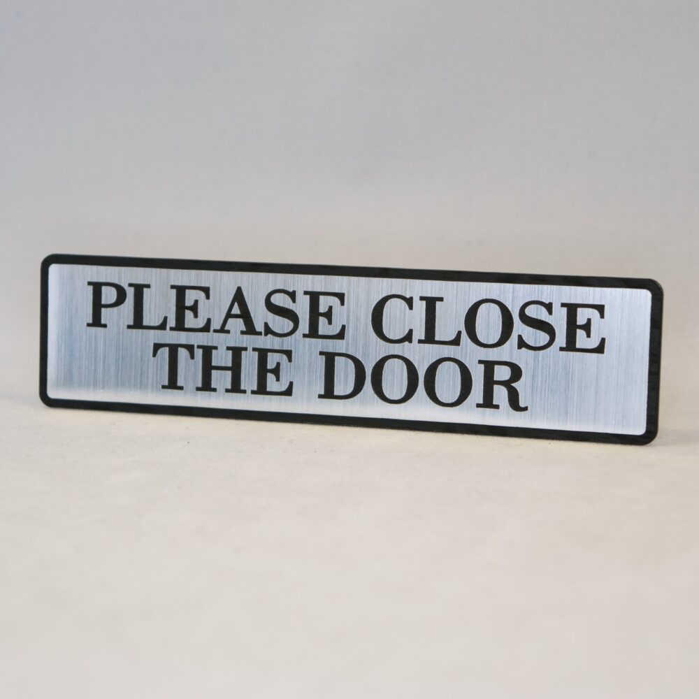 gtlaserltd's tweet photo. #closedoor #clubs #door #engraving #home #leisurecentres #school #sign Please Close The Door Engraved Home,Store Plastic Sign1.5"x 6" https://t.co/ITsZFJmg4x https://t.co/CjZAuqpPTi