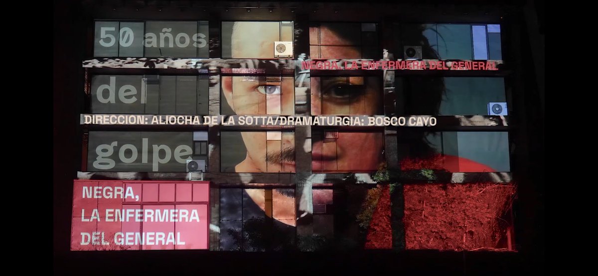 Bosco Cayo (@boscoisrael) on Twitter photo Se vienen los 50 años del Golpe Militar y el estreno de una de las obras que más he esperado ver en escena. Negra, la enfermera del General. Bajo la dirección de la querida <a href="/aliochdelasott/">aliocha de la sotta</a> y con un equipx hermoso. <a href="/carminanaomii/">carmina</a> ❤️ Muchas gracias por la programación <a href="/centroGAM/">Centro GAM</a> Se vienen los 50 años del Golpe Militar y el estreno de una de las obras que más he esperado ver en escena. Negra, la enfermera del General. Bajo la dirección de la querida <a href="/aliochdelasott/">aliocha de la sotta</a> y con un equipx hermoso. <a href="/carminanaomii/">carmina</a> ❤️ Muchas gracias por la programación <a href="/centroGAM/">Centro GAM</a>