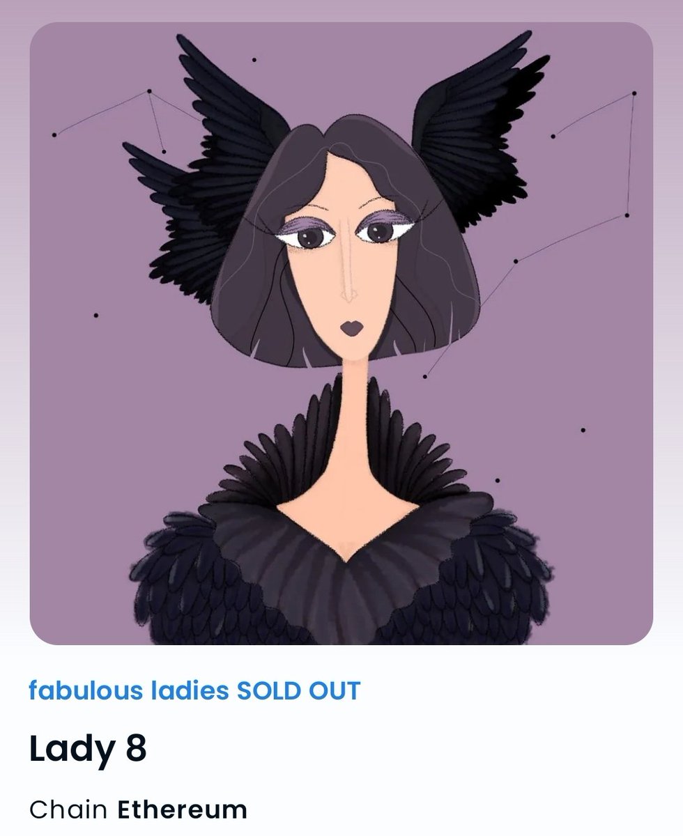 OMG 🫣

A beautiful lady from the first collection is available on the secondary market!

For delicious 0.012 ETH to get one of the first arts

#Risovaka_X

Collector now @CryptoGhostKing