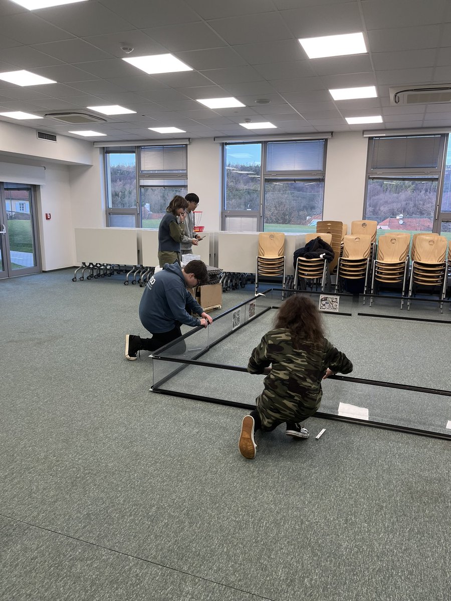 IspRobotics's tweet image. Setting up the game field for trials! 

#robotics #roboticscompetition #roboticsengineering #roboticschallenge #roboticsteam #falcons #vexrobotics #vexroboticscompetition #vex #vexroboticsworldchampionship #isp #internationalschoolofprague #fieldsetup #roboticsclub #teamwork