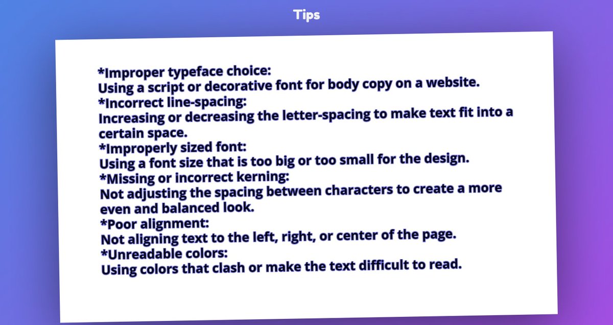Avoid these oversights when building websites:

#websitedevelopment #typescript #typeface #linespacing #Web3 #Webseries #developer #developing