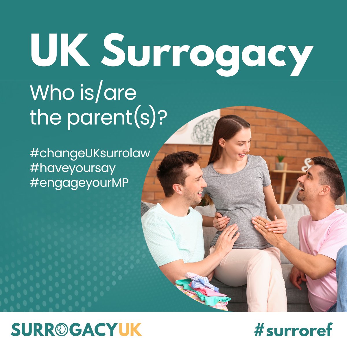 SurrogacyUKorg's tweet photo. Join us on Sunday 5th February for our free webinar explaining how you can help change surrogacy law for the better! 

This event is for anyone considering surrogacy, surrogates, parents through surrogacy and IPs!

https://t.co/GCwjCIxKdO

#haveyoursay #changeUKsurrolaw #surroref https://t.co/cuKVAKuUXN