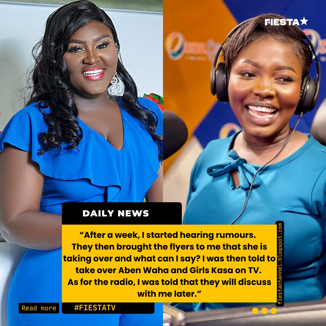 Fiestatvghana's tweet image. Onua FM AJ Poundz describes how Felicia Osei replaced her. bit.ly/3RiyVre 

#TV3 #Onuafm #ajpoundz #feliciaOsei #Fiestatv