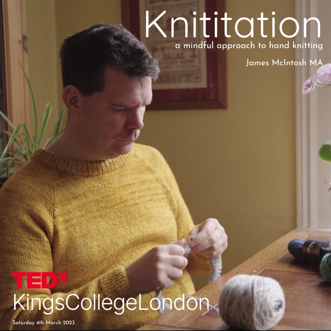 knitmcintosh's tweet image. Knititation - a mindful approach to hand knitting by James McIntosh 

l8r.it/9Uhk

#tedx⁠
#ted⁠
#knitmcintosh⁠
#mindfulknitting⁠
#knititation⁠
#britishwool⁠
#wool⁠
#knitting⁠
#mindfulness⁠
#mindful⁠
#jamesmcintosh⁠
#kcl
