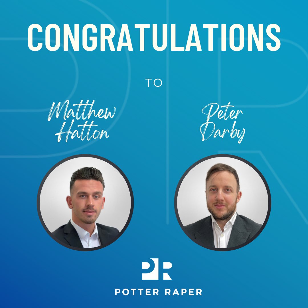 We would like to #congratulate Matthew Hatton and Peter Darby, Assistant Clerk of Works, on completing their NVQ Level 6 Diploma in Senior Site Inspection.
 
We are always encouraging our staff to push themselves and further their career development.
 
#potterraper #clerkofworks