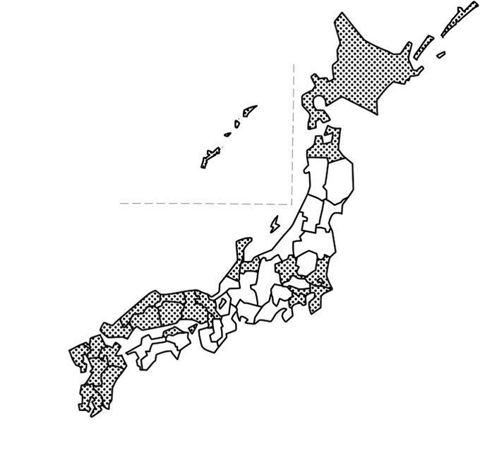 ワタクシ生涯の目標の一つに47都道府県全踏破がありまして、現状こんな感じなんです。移動で通過だけした県は含まず、駅や空港で食事を取ったり短時間でも滞在があればOKというルールでやっています。ご覧の通り東北と東海がガラ空きなので、どうにか理由付けてこの辺りのイベントに参加したい…! 