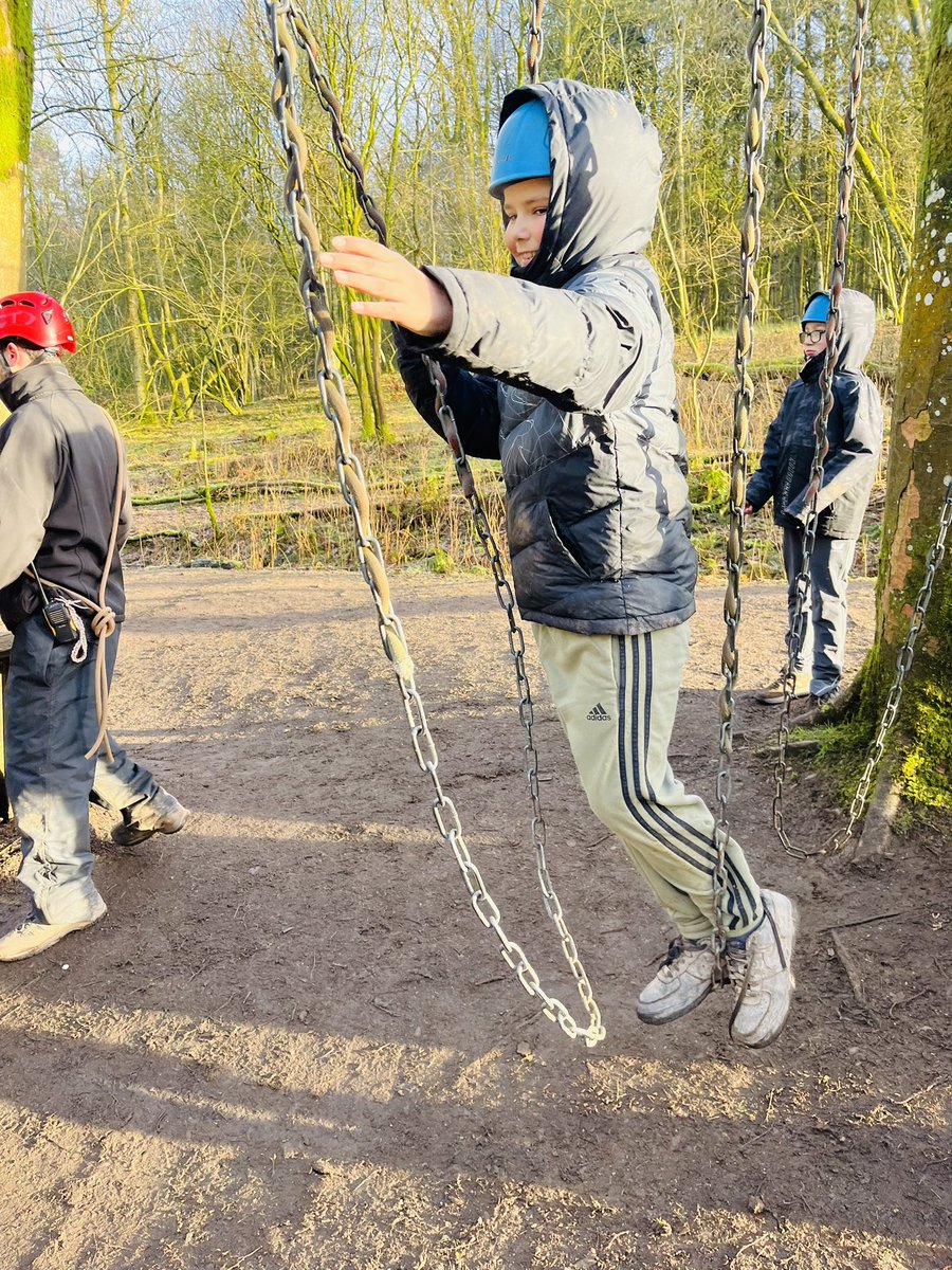 StJosephsRCPri1's tweet photo. Thursday night ended with a blind trail…in the dark! 👀 (No pictures unfortunately)
After a good sleep and big breakfast we started this fresh and very frosty Friday with some low rope climbing. Despite the cold the kids handled it very well! 💪🏼 https://t.co/4MXv6KDF1X