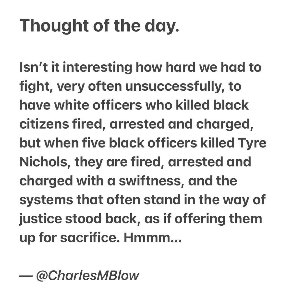 Charles M. Blow tweet media