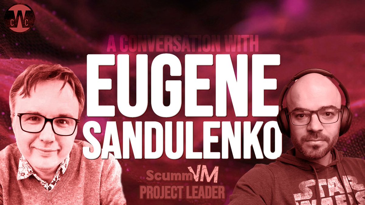 OccupyHTML5's tweet image. 🎙️ Join us in 30 minutes for @danielalbu's conversation with #ScummVM project leader Eugene Sandulenko!
They'll be discussing reverse engineering, Blade Runner, ScummVM 2.7.0, Macromedia Director, DREAMM and more!
⏰ Premiering in 30 minutes! ⏰
youtu.be/tueB_U9N0cs