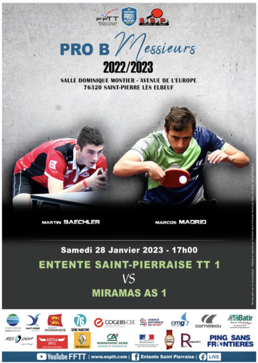 EntenteDe's tweet photo. Rendez-vous demain 17h00, salle Dominique Montier, pour l’ultime rencontre de la phase régulière en PRO B Messieurs. 
Nous accueillons l’équipe de Miramas. 
Nous vous attendons très nombreux pour supporter Marcos, Thibault et Martin 👏💪 https://t.co/LQ1fvpzc46