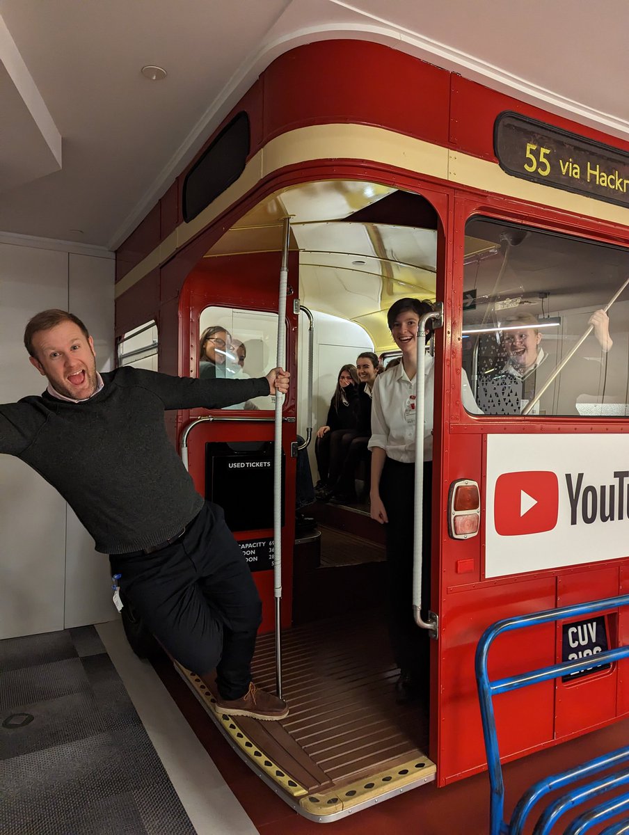 CompSci_WHS's tweet image. A Routemaster meeting room in the office! @WimbledonHigh