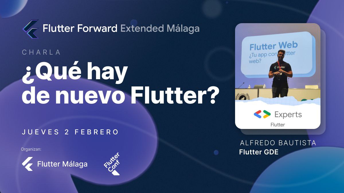 flutterconfes's tweet image. 🙌 La próxima semana nos vemos en Málaga!
Nuestro reciente @GoogleDevExpert Alfredo Bautista, nos contará las novedades más destacadas de #FlutterForward
🗓️ Y mucho más el jueves 2 de Febrero en La Aduana Coworking
✍️Inscríbete
gdg.community.dev/events/details…