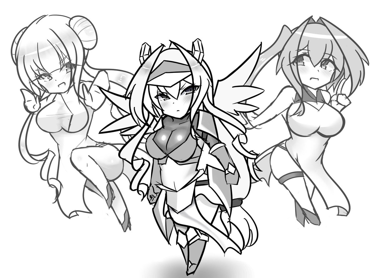 レヴェリーフローラ・ブランとレヴェリアはどちらもましろとルーシャが融合した姿ですが、後者は二人の存在を生贄に呼び出された別の時空のましろを呼び出したという形なので、純粋に合体しているのは前者。
なおこれらをぶつけて強いのは後者。 