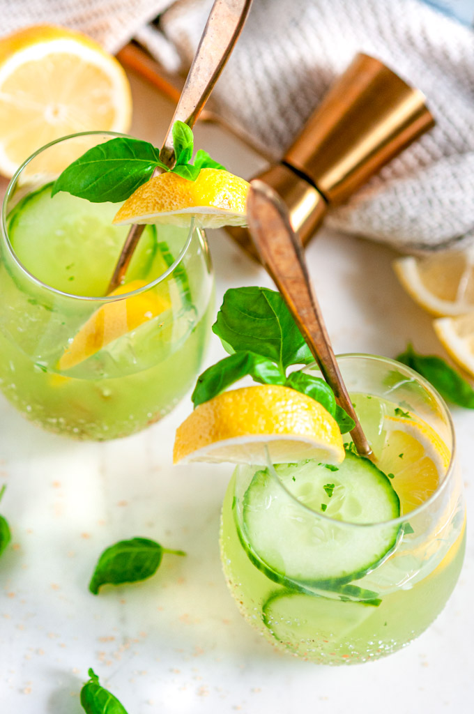BestyGin's tweet photo. CUCUMBER BASIL GIN SMASH

Refreshing and crisp, this gin cucumber cocktail is the perfect summer sipper. Cucumber adds a subtle sweetness and coolness, while  Besty Gin provides a marula-forward depth of flavor. Cheers to lazy summer weekend day and good company! https://t.co/mkSJ0XANCa