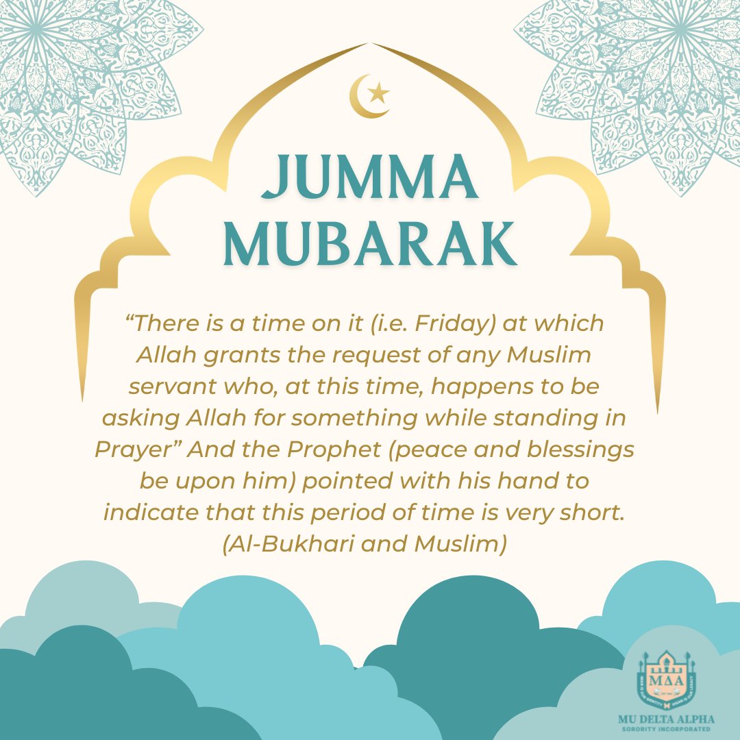 mudeltaalpha's tweet image. Friday is the balance of the week, ramadan is the balance of the year and hajj is the balance of the life.

#jummahmubarak #donate #sorority
