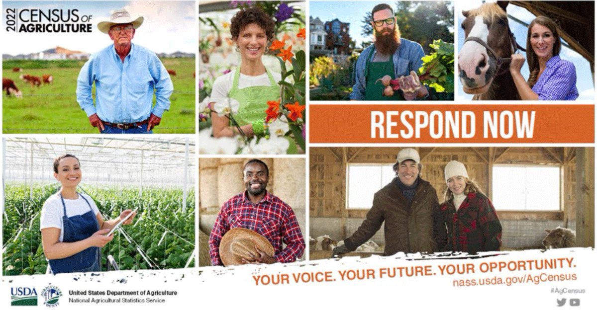 Hi, #FloridaAg farmers and ranchers!

Help the @USDA better understand our needs here in Florida for future #ag programs and policy decisions. Respond to the #AgCensus today.

📋 bit.ly/408cxEG