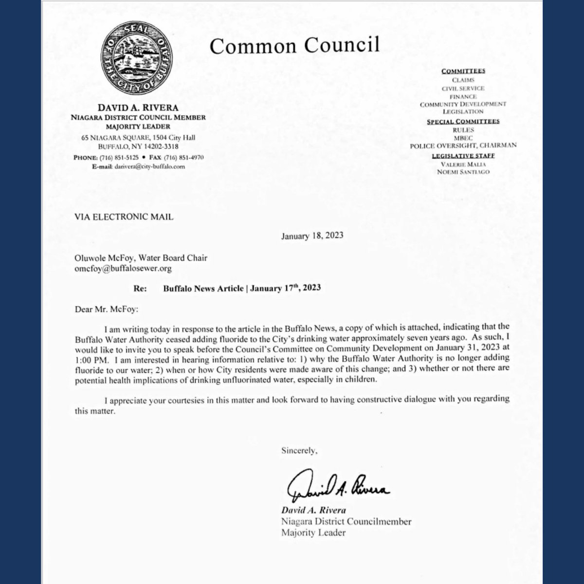Buffalo Common Council on Twitter "Additionally, the Buffalo Water