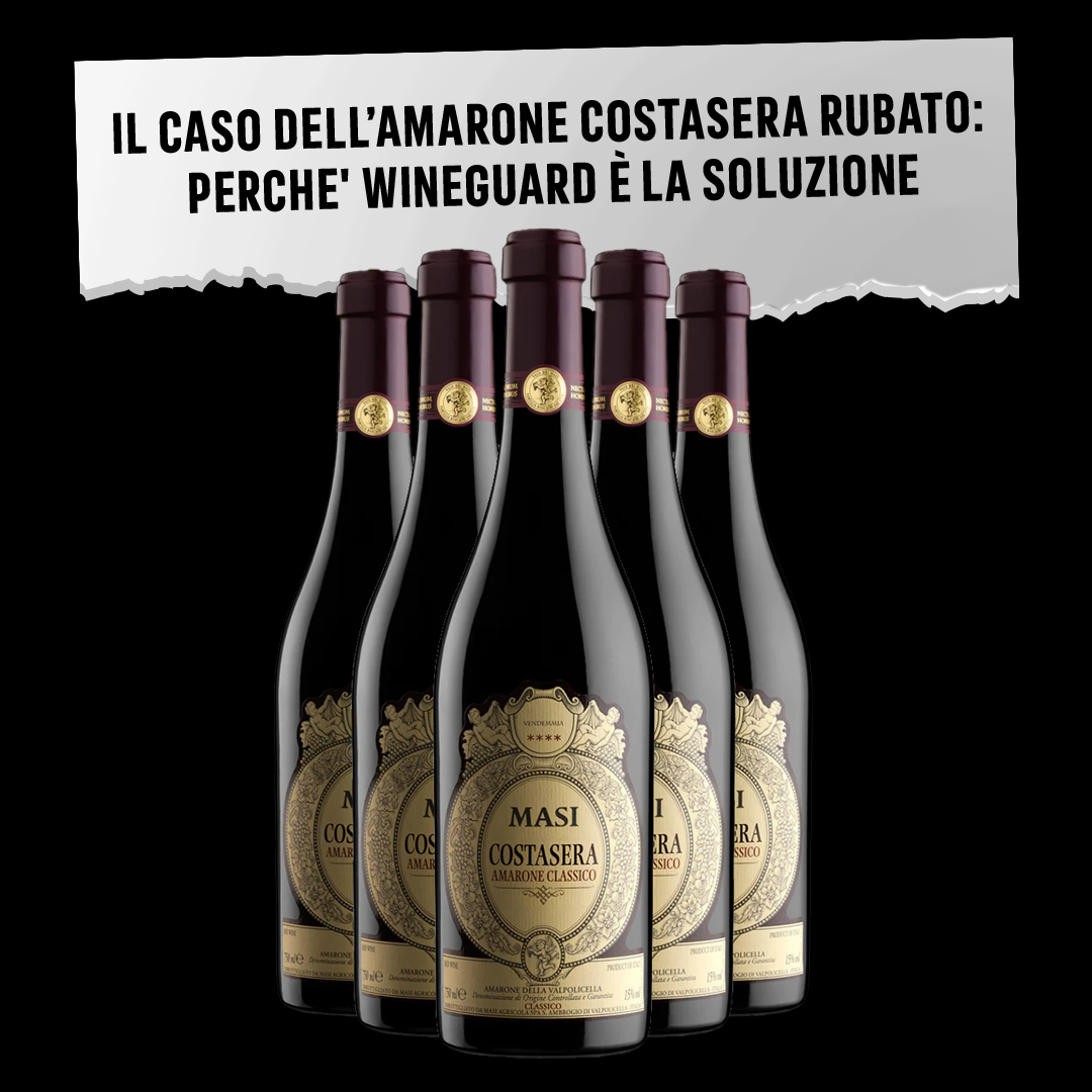 IWineCryptoBank's tweet photo. IL CASO DELL’AMARONE COSTASERA RUBATO: PERCHE' WINEGUARD È LA SOLUZIONE
1500 casse di Costasera Amarone della Valpolicella Classico DOCG (annate 2017 e 2018) sono state rubate dalla cantina Masi @MasiWines  in Italia. https://t.co/8QaYahrijx