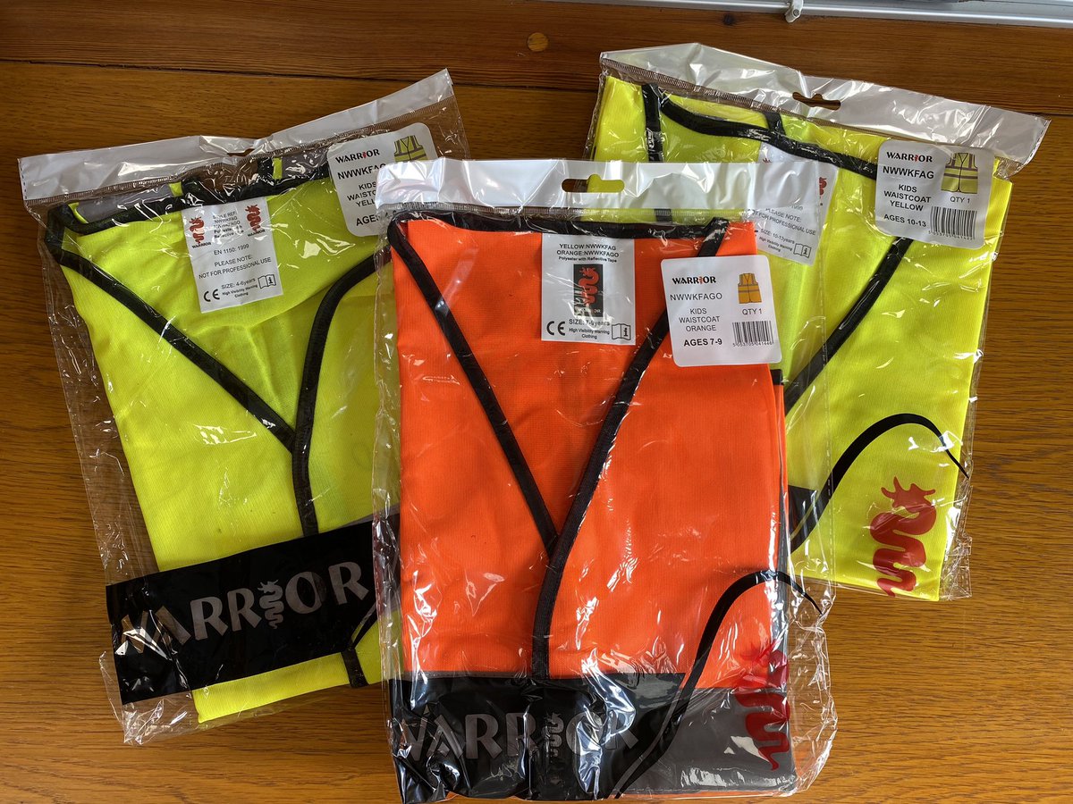 Free high-visibility vests were handed out free yesterday to any child who wanted one, thanks to East Suffolk Council.