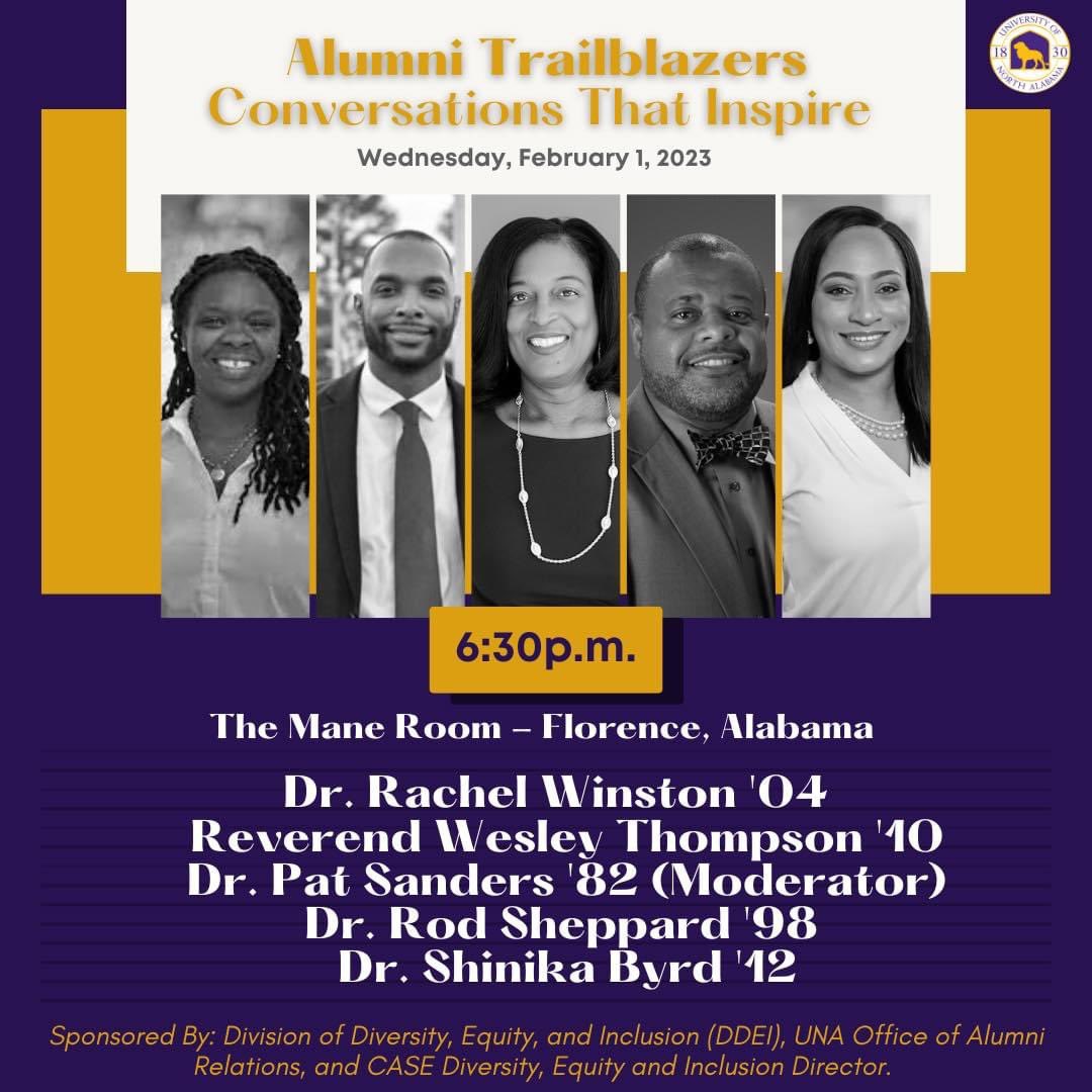 I’m honored to lead a talk and expect some amazing conversations to come out of these go-getters. Excited  to hear their stories &amp; their paths to success. You are invited to come out and support this Black History Month kickoff and moment at the Mane Room at 6:30 THIS Wednesday!