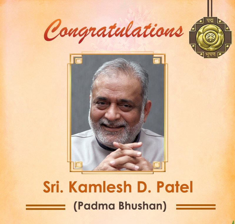 'JIVA'
'Kanha Shanti Vanam'
Both spiritual organisations from Shamshabad,  honoured by the prestigious 'Padma Bhushan ' by Govt.of India 

Proud to be a 'Shamshabadi'👍🏻👍🏻

#Shamshabad
#PadmaBhushan 
#jiyarswami
#statueofintegrity  
#kanhashantivanam 
#Daaji