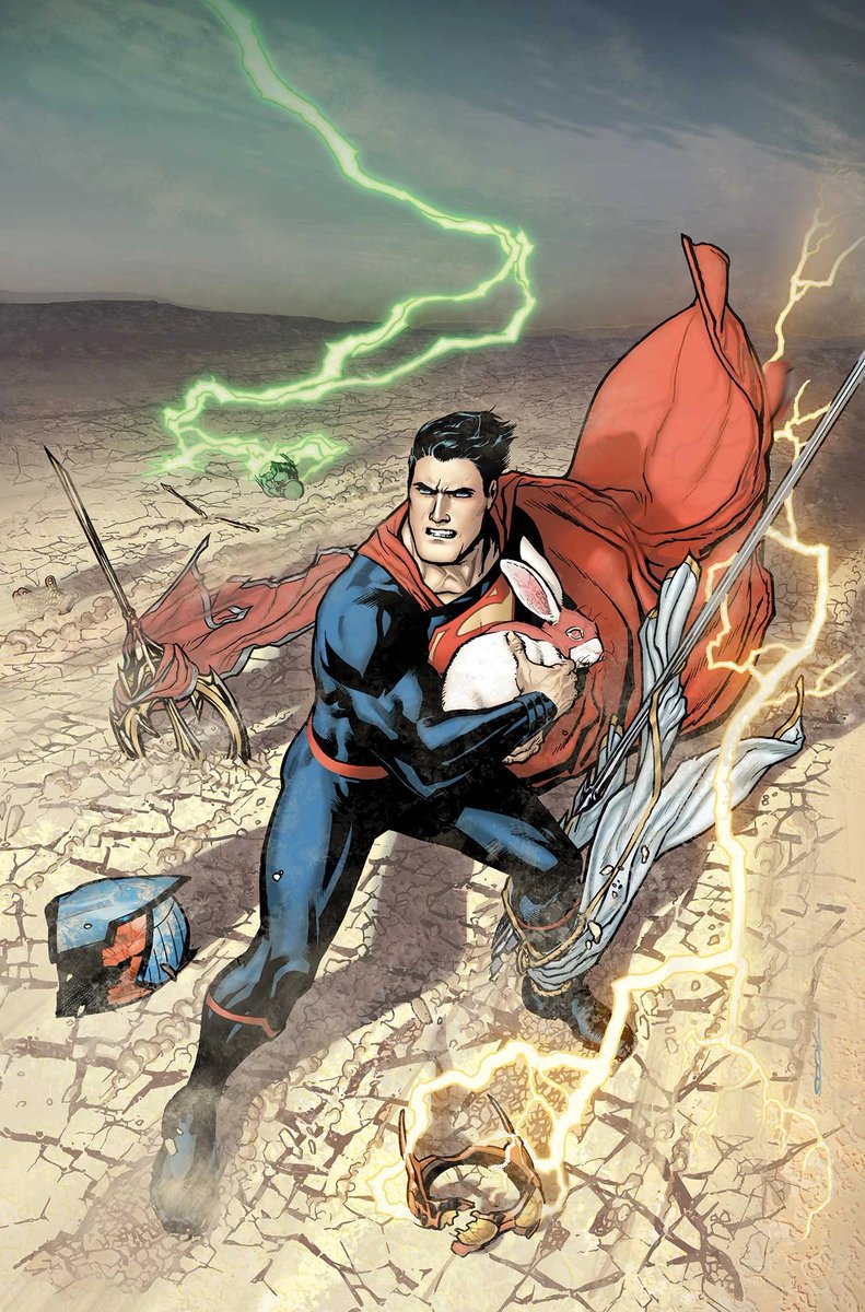 Superman #15 Vol. 4 #RyanSook #Multiversity #RodneyRabbit #CaptainCarrot #Multiverse #art #comics #DCComics  #DCU #bunny #bunnies