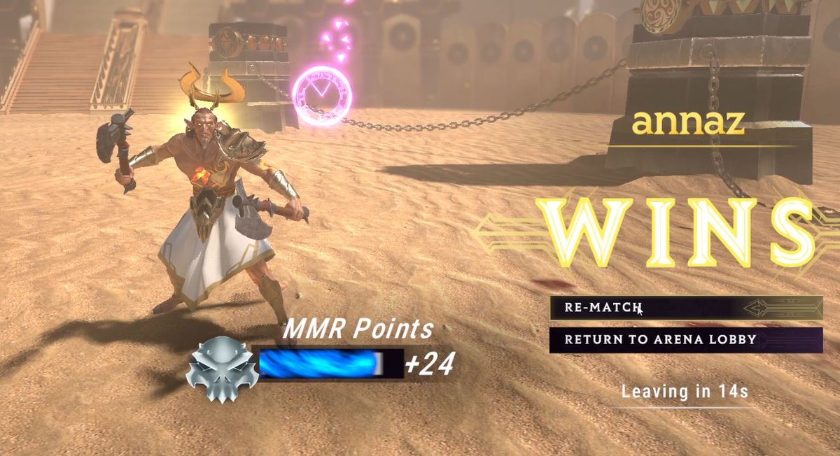 AnnazPlays's tweet image. Ready to climb the League? @ChampionsIO  just released their MMR Rating update. It's time to show who's the best! 

Grinding in the PvP Arena will help you improve though slowly.

Here are 3 features in Practice Mode I'd like the Dev team to consider to make it much easier: