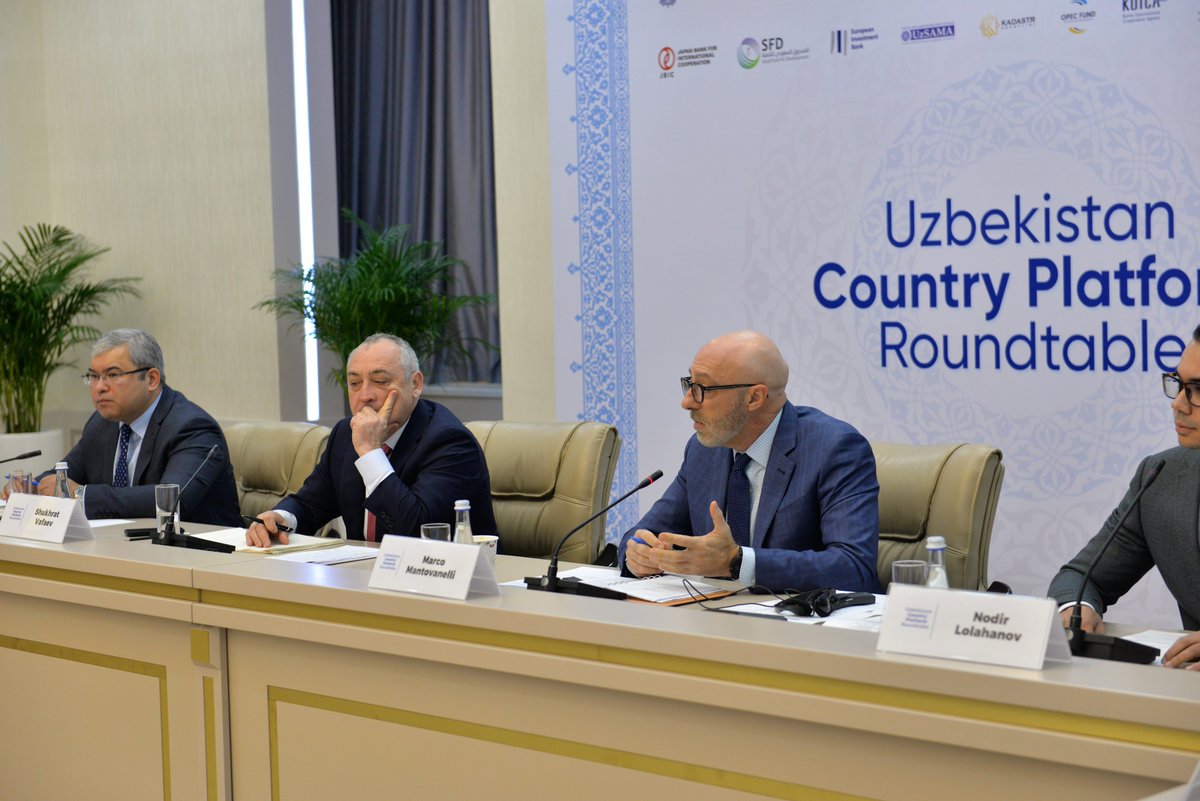 mmantovanelli1's tweet photo. We have just had the 1st meeting of #CountryPlatform in 2023. @WorldBank Group is pleased to act as its Secretariat this year & work with @GOVuz & #Uzbekistan's int'l #development #partners to support impactful sectoral #reforms, projects & strategies. https://t.co/EM8LYjjYCk https://t.co/DCpaMz1qmV