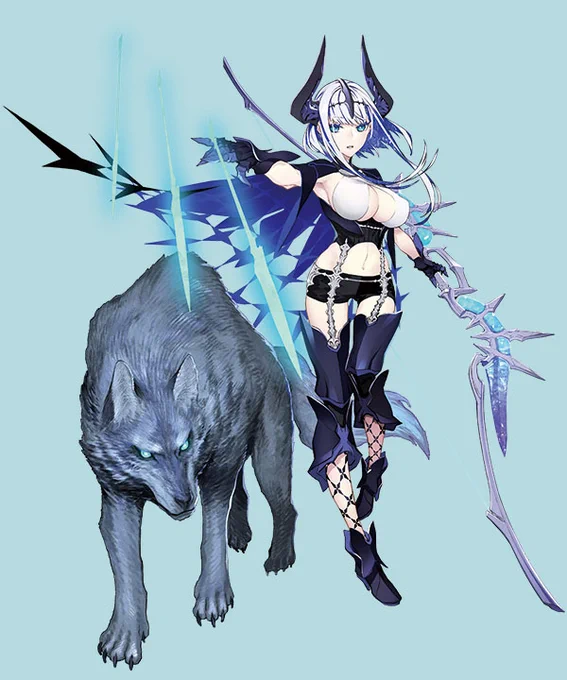 Character designs have released for " Einherjar" (1/2)- Archer- Berserker- Lemina Eltfromm-  