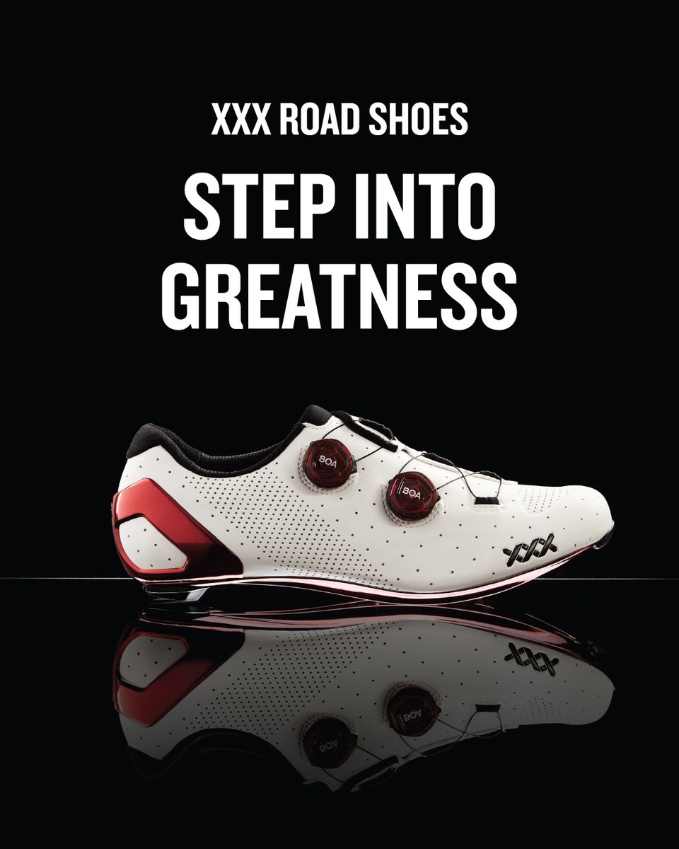 Bontrager XXX road shoes are the premium choice for high-performance riders who never settle. Sought after by the world's best racers and meticulously constructed of the most luxurious materials, XXX is the epitome of sophistication.🔥 Learn more: trek.bike/XXX_shoes_f