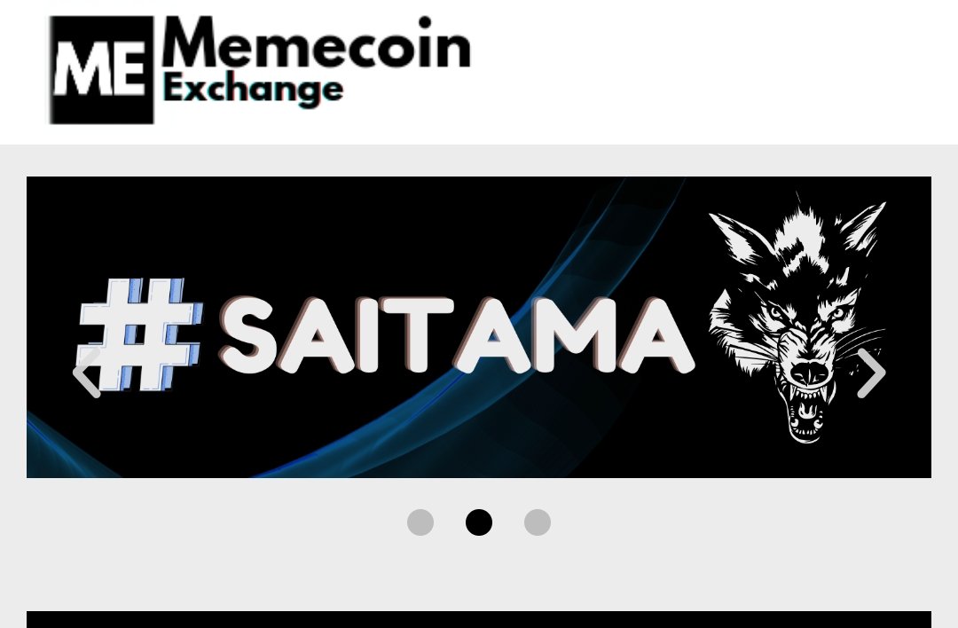 BIG : #SAITAMA IS TOP TRENDING ON MEMECOIN.EXCHANGE 

#SaitaCity #Saitama