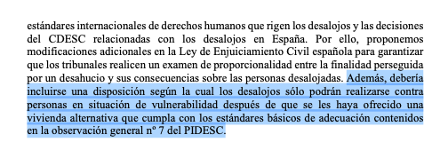 LA_PAH's tweet photo. El mandato de @adequatehousing y @srpoverty son claros--> Aprobar una #leyvivienda que ponga freno a los desahucios, que se de alternativa habitacional a familias vulnerables y regule los precios de alquiler  💪
Leer informe --> https://t.co/B9qCRkEwp5 https://t.co/S12cwKBiel