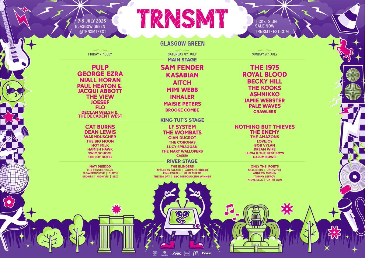 TRNSMT Festival 2023 lineup