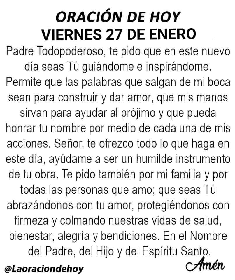 Oración De Hoy tweet media