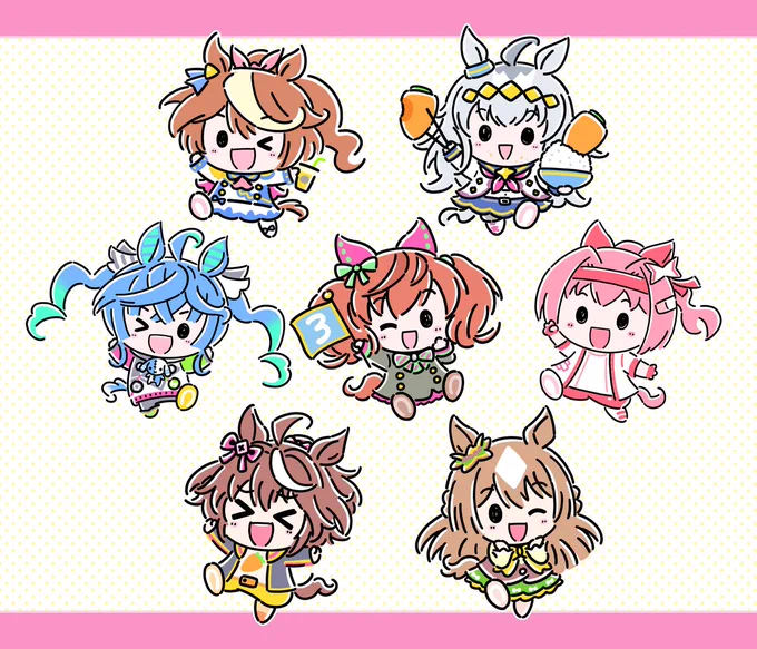 #デフォルメ絵を流してデフォルメ民を増やそう #ウマ娘 