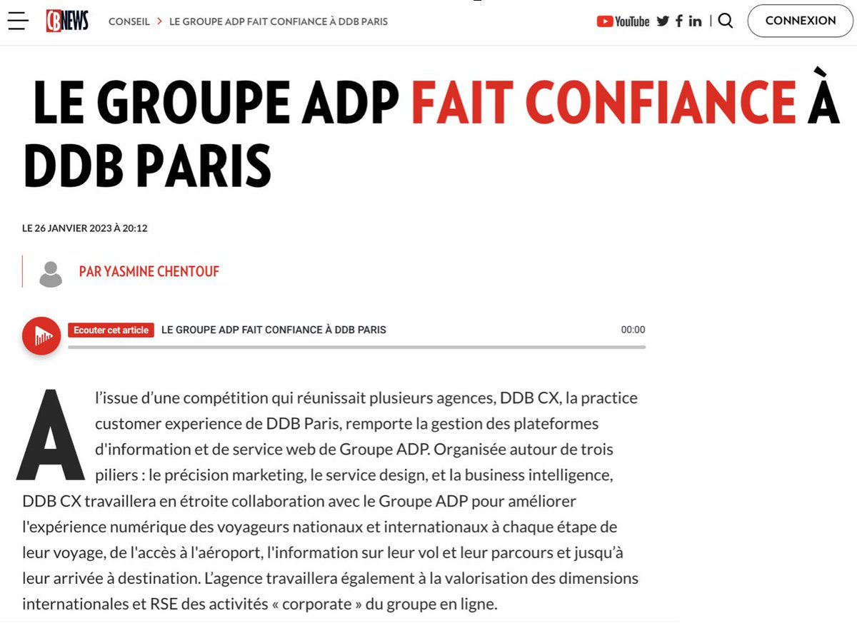 DDB CX x <a href="/GroupeADP/">Groupe ADP</a> 

👉 bit.ly/3WBWFre