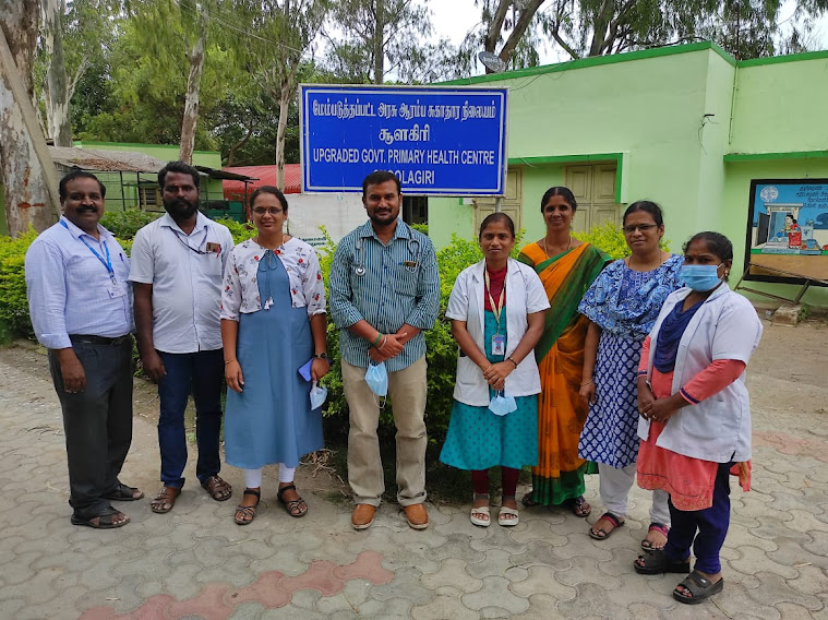 icmr_nie's tweet photo. 🧵
37/42
June 2022 – Krishnagiri – @HShewade and Ms Gayathri with district level staff. Mr Daniel and Ms Vijayaprabha visited PHC Soolagiri.
#TNKET #FieldVisits #SupportiveSupervision https://t.co/zigNfb1Pna
