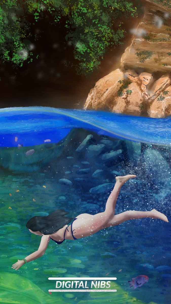 DigitalNibs's tweet photo. SWIM WITH FISH https://t.co/EwLTLG2qrG