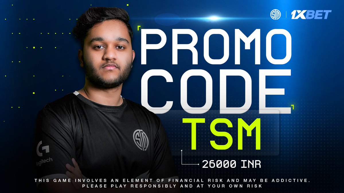 TSM_IND's tweet photo. BET WITH THE BEST, only on 1xBet.
Use promo code TSM to get 26,000 INR.
Referral link: https://t.co/nxRZYkpx0A

Disclaimer: Online betting carries financial risk and may be addictive. Please play at your own risk. 

#1xbet #tsm #tsmwin https://t.co/i9tWHsgkbi