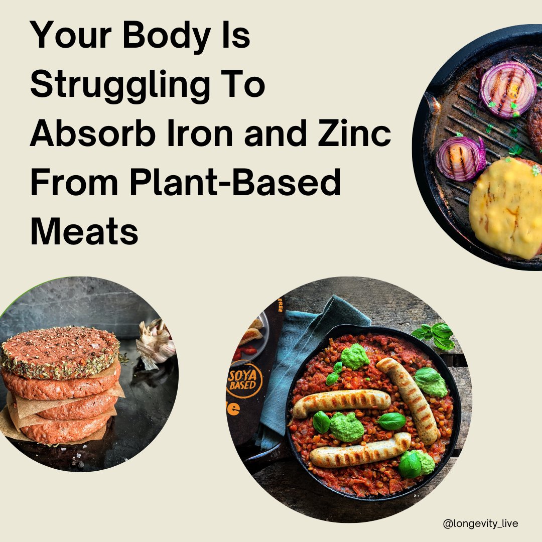 longevitymag's tweet photo. ICYMI: #Plantbasedmeats are taking over the world, but these meats may be preventing the body from absorbing certain essential minerals.
Click on this link for more: https://t.co/sIF0lQWsE6
#plantbased #plantbasedmeat #antinutrients #meatalternative #meatalternatives #phytates https://t.co/AMGIqCmzg7