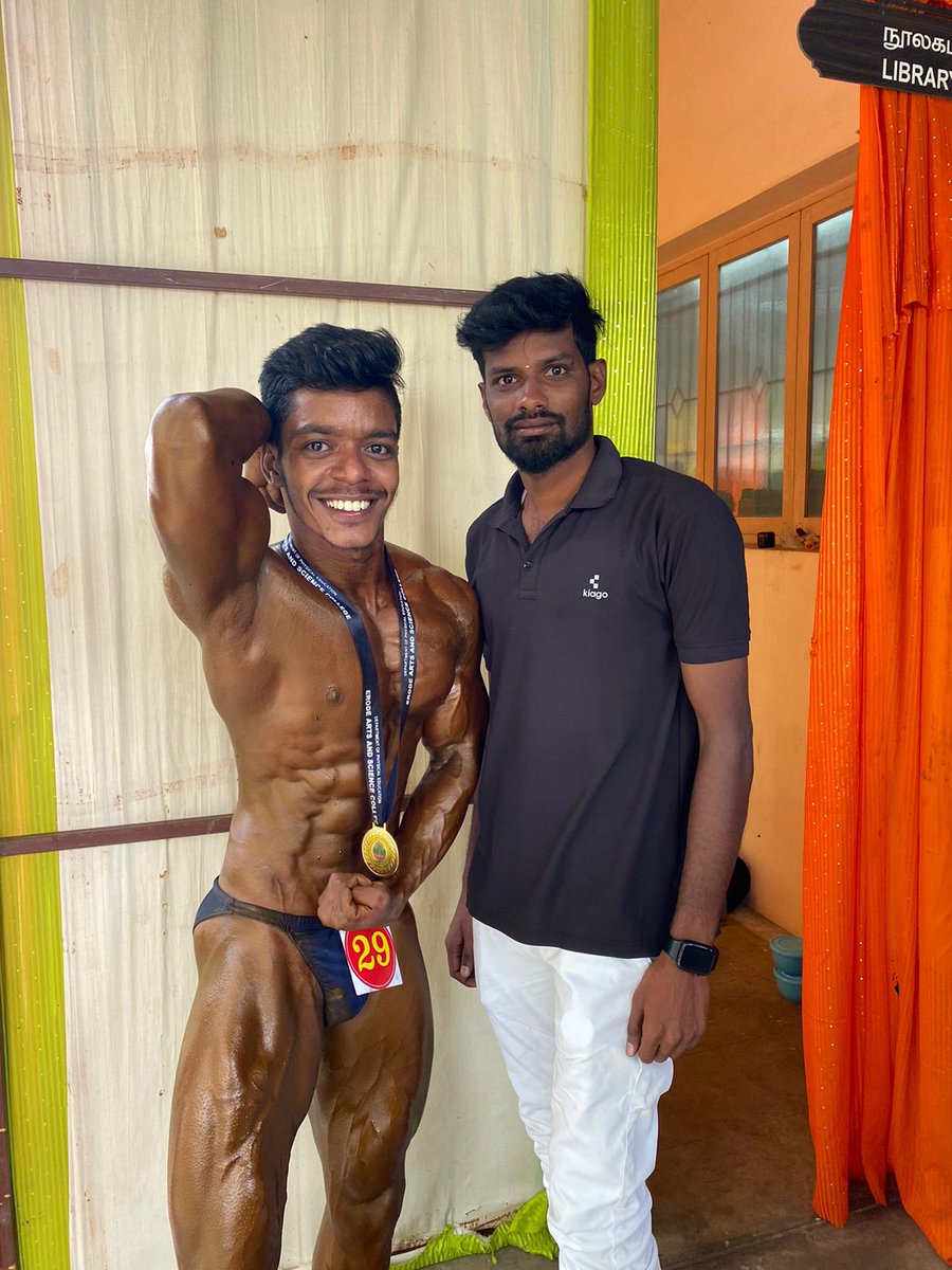 Manickam_reach's tweet photo. Awesome Performance!!!
We are happy to inform you all that , Mr.Praveenkumar student of I - B.A (English Literature) of Rathinam College secured Gold Medal in Bharathiar University- Inter Collegiate level Best Physique Competition.

Congratulation to Student and coach. https://t.co/cTmXwghIHl