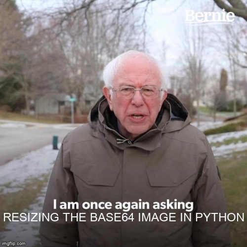 overflow_meme's tweet image. Resizing the base64 image in Python stackoverflow.com/questions/7522… #pythonimaginglibrary #base64 #python