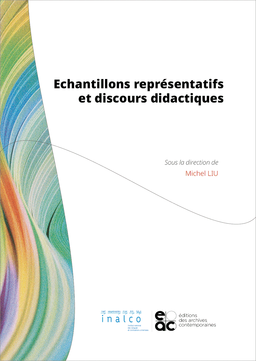Plidam_Inalco's tweet image. Avis de publication
Echantillons représentatifs et discours didactiques
dirigé par Michel Liu
+info eac.ac/books/97828130…
@Inalco @B_U_LA_C #langue #linguistique #didactique